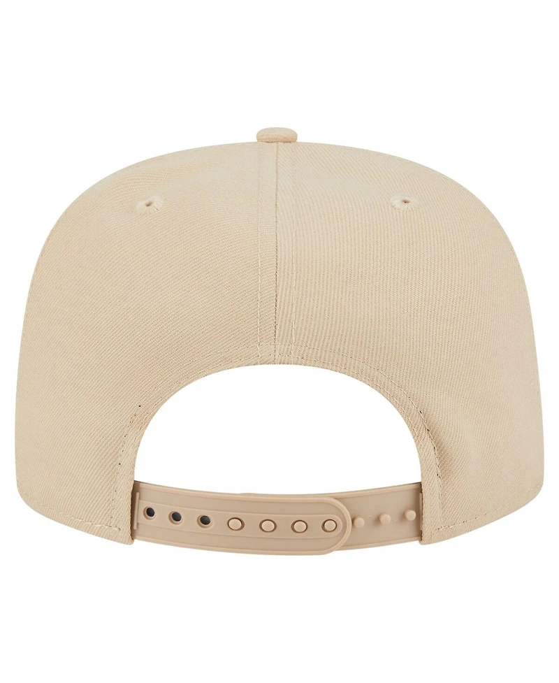 New Era Men's Light Beige Detroit Lions Color Pack A-Frame 9FIFTY Snapback Hat