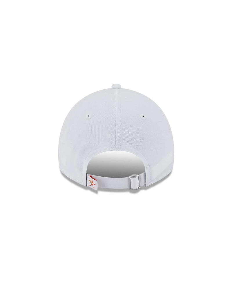 New Era Women's White Houston Astros Team Fan 9TWENTY Adjustable Hat