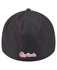 New Era Men's Black St. Louis Cardinals Night 39THIRTY Flex Hat
