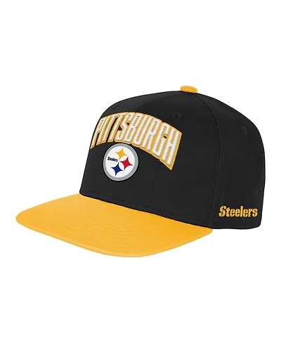 Outerstuff Preschool Black Pittsburgh Steelers Essentials Adjustable Hat