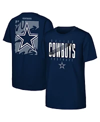Outerstuff Big Boys and Girls Navy Dallas Cowboys Posterize T-Shirt