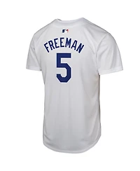 Nike Big Boys and Girls Freddie Freeman White Los Angeles Dodgers 2024 World Series Game Jersey