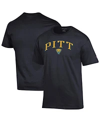 Champion Men's Black Pitt Panthers Arched Logo T-Shirt