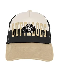 Outerstuff Big Boys and Girls Black/Cream Colorado Buffaloes Modern Fan Trucker Adjustable Hat
