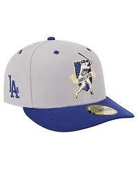 New Era Men's Shohei Ohtani Gray Los Angeles Dodgers 59FIFTY Fitted Hat