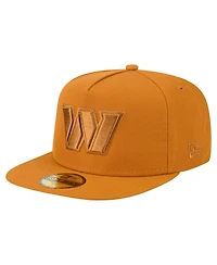 New Era Men's Brown Washington Commanders Color Pack A-Frame 59FIFTY Fitted Hat