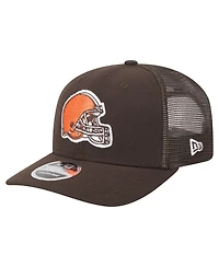 New Era Men's Brown Cleveland Browns Team Collection 9SEVENTY Stretch snap Adjustable Hat
