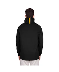 New Era Men's Black Washington Commanders Functional Fandom Balaclava Helmet Stripe Tri-Blend Hoodie