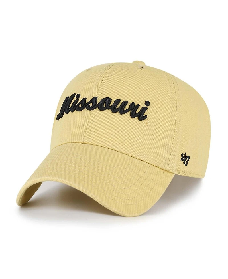 '47 Brand Men's Light Gold Missouri Tigers Vault Clean Up Adjustable Hat