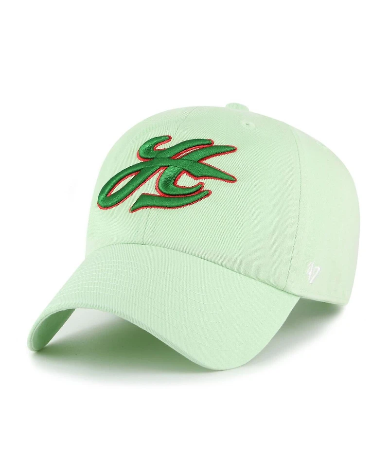 '47 Brand Men's Light Green Hawaii Rainbow Warriors Vault Clean Up Adjustable Hat