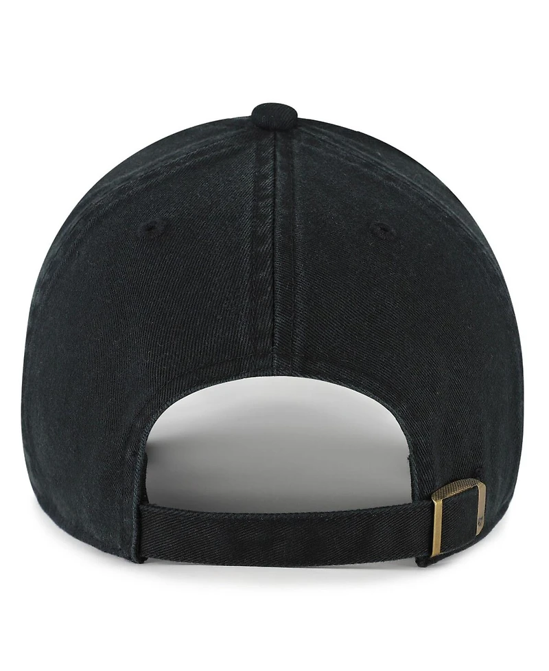 '47 Brand Men's Black Louisville Cardinals Vault Clean Up Adjustable Hat