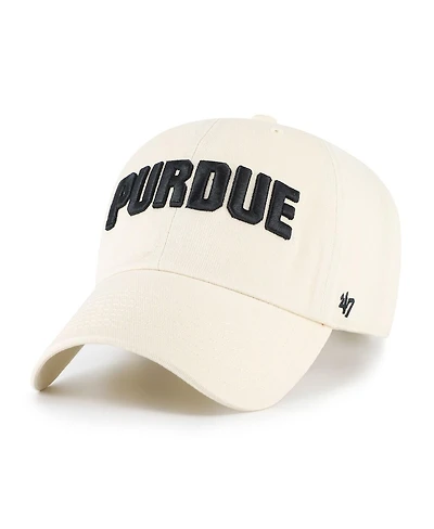 '47 Brand Men's Sand Purdue Boilermakers Clean Up Adjustable Hat