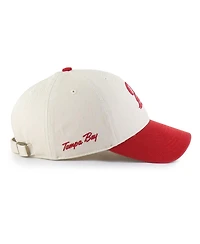 '47 Brand Men's Cream/Red Tampa Bay Buccaneers Fairfield Mvp Throwback Adjustable Hat