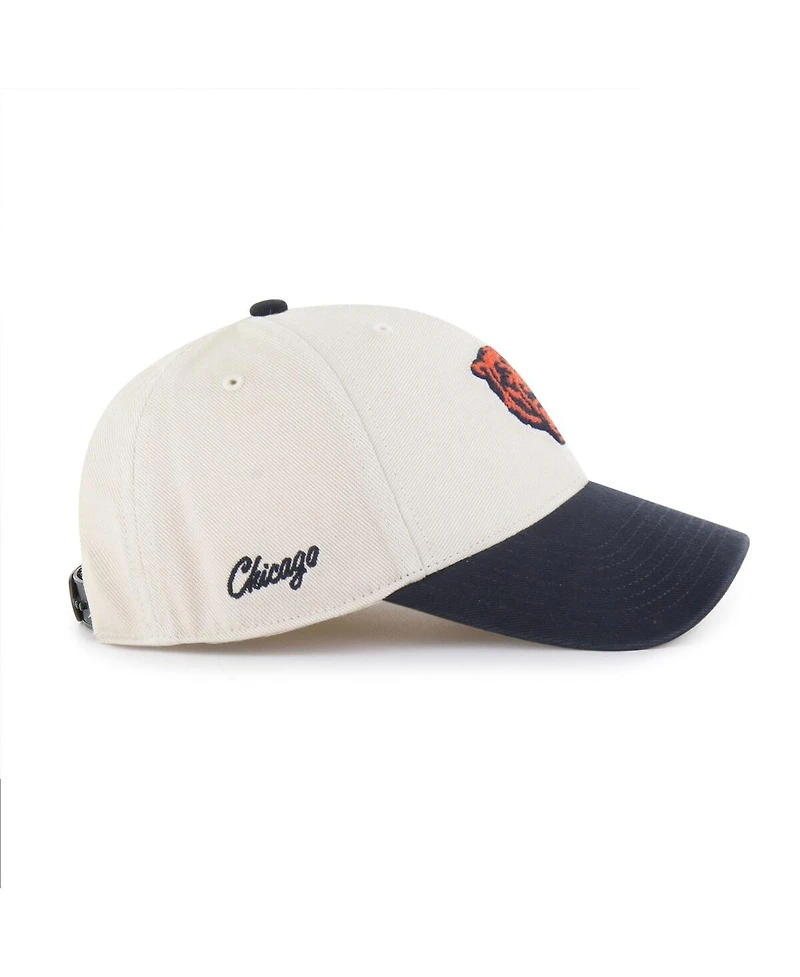 '47 Brand Men's Cream/Navy Chicago Bears Fairfield Mvp Throwback Adjustable Hat