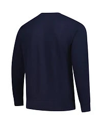 Mitchell & Ness Men's Navy Michigan Wolverines Elite Script Pullover Sweatshirt