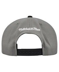 Mitchell Ness Men's Gray Toronto Blue Jays Cooperstown Collection Basic Flip Snapback Hat