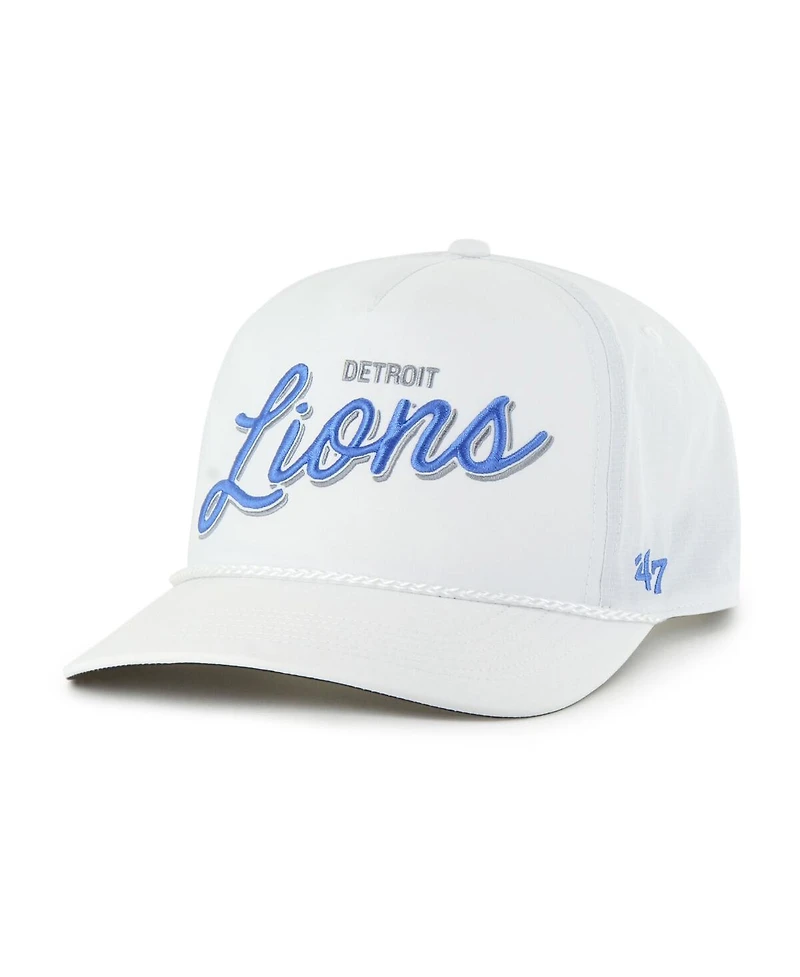 47 Brand Men's White Detroit Lions Brrr Fairway Hitch Adjustable Hat