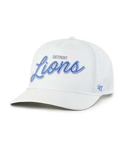 47 Brand Men's White Detroit Lions Brrr Fairway Hitch Adjustable Hat