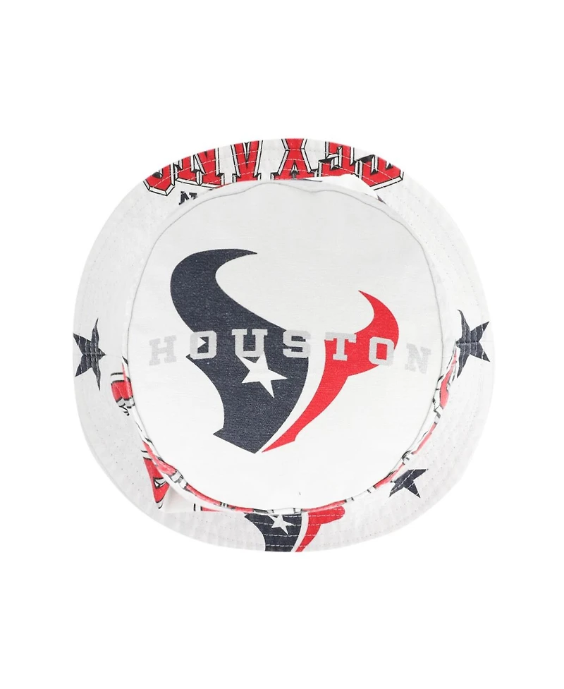 '47 Brand Women's White Houston Texans Energize Bucket Hat