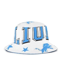 '47 Brand Women's White Detroit Lions Energize Bucket Hat