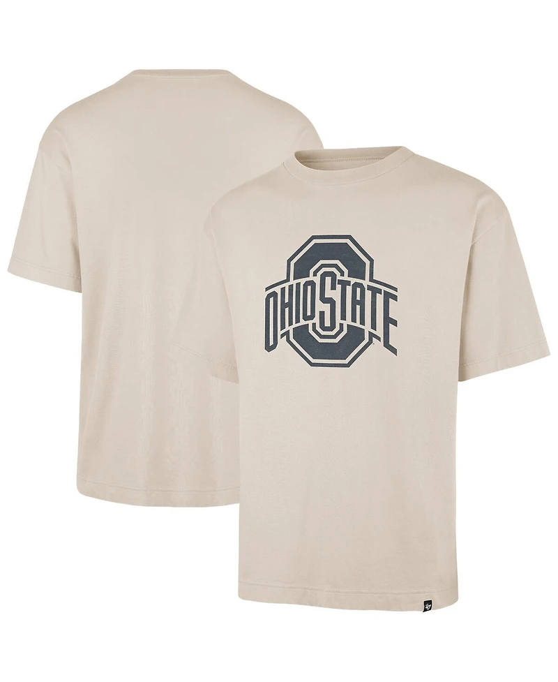 '47 Brand Men's Cream Ohio State Buckeyes Ravine Foundation T-Shirt