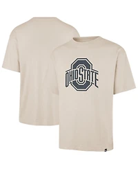 '47 Brand Men's Cream Ohio State Buckeyes Ravine Foundation T-Shirt