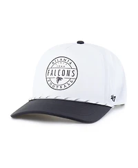'47 Brand Men's White/Black Atlanta Falcons Suburbia Hitch Two-Tone Adjustable Hat