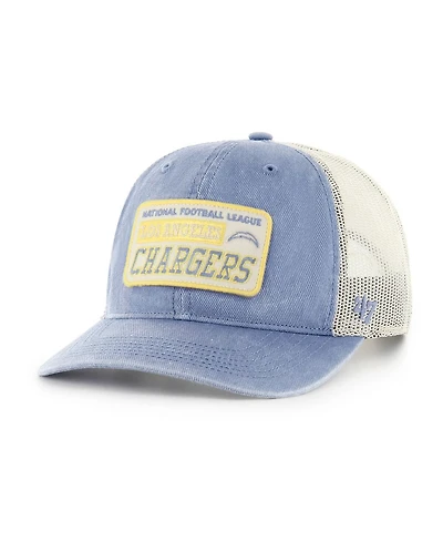 '47 Brand Men's Powder Blue Los Angeles Chargers Canteen Relaxed Trucker Adjustable Hat