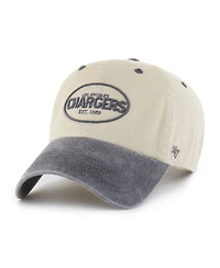 '47 Brand Men's Khaki Los Angeles Chargers Breaking Trail Clean Up Adjustable Hat
