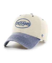 '47 Brand Men's Khaki Houston Texans Breaking Trail Clean Up Adjustable Hat