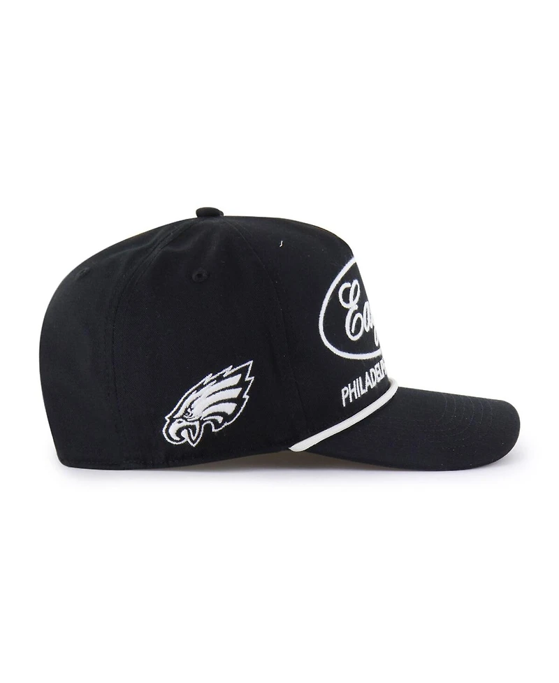'47 Brand Men's Black Philadelphia Eagles Foundational Hitch Adjustable Hat