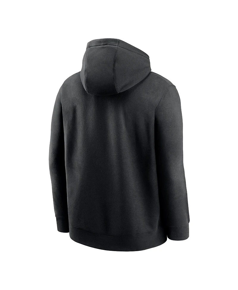 Nike Men's Black Purdue Boilermakers Club Pullover Hoodie