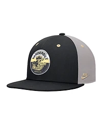 Nike Men's Black Vanderbilt Commodores Vintage Patch Snapback Hat