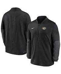 Nike Men's Black Missouri Tigers Dri-fit Half-Zip Pullover Sweatshirt