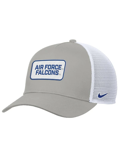 Nike Men's Pewter Air Force Falcons 2025 On-Field Rise Trucker Performance Adjustable Hat