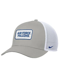 Nike Men's Pewter Air Force Falcons 2025 On-Field Rise Trucker Performance Adjustable Hat