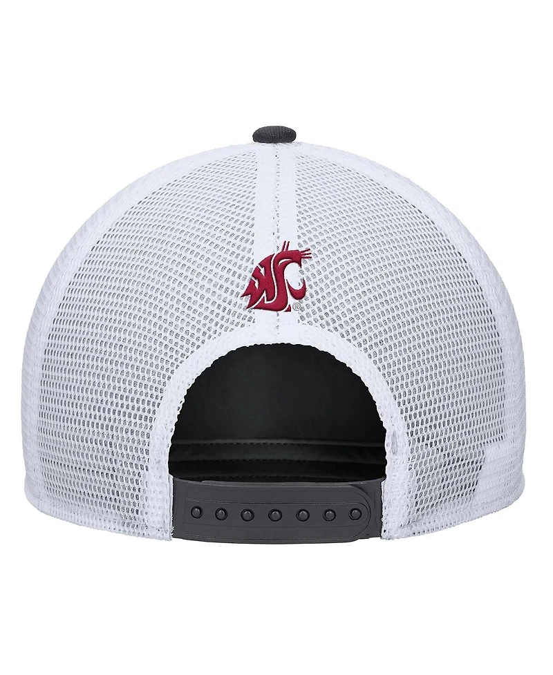 Nike Men's Anthracite Washington State Cougars 2025 On-Field Rise Trucker Performance Adjustable Hat