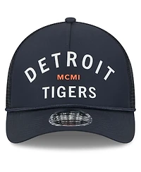 New Era Men's Navy Detroit Tigers Minimalist 9FORTY A-Frame Adjustable Hat