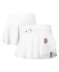 Under Armour Women's White Wisconsin Badgers Gameday Split Soft Skort