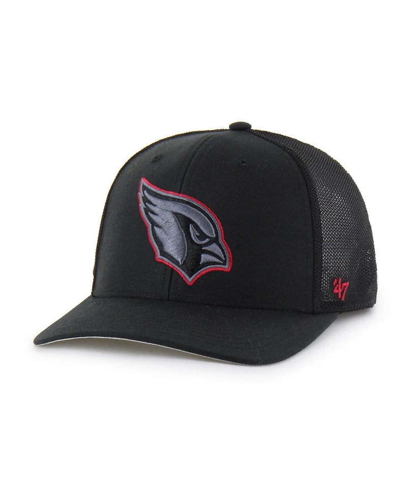 '47 Brand Men's Black Arizona Cardinals Blackball Trophy Flex Hat