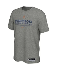 Nike Big Boys and Girls Heather Gray Minnesota Lynx Legend Practice Performance T-Shirt