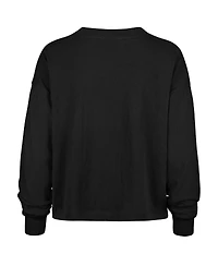 '47 Brand Women's Black Pittsburgh Steelers Plus Muse Sydney Long Sleeve T-Shirt
