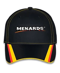 Checkered Flag Sports Men's and Women's Black Ryan Blaney Menards Uniform Adjustable Hat
