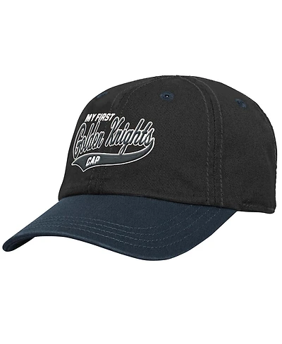 Outerstuff Baby Boys and Girls Black Vegas Golden Knights My First Tail Sweep Slouch Flex Hat