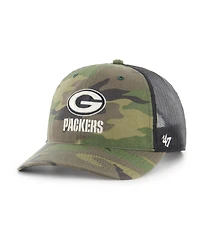 '47 Brand Men's Camo Green Bay Packers Trucker Adjustable Hat