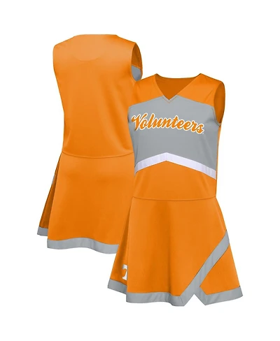 Outerstuff Big Girls Tennessee Orange Volunteers Cheer Captain Jumper Dress