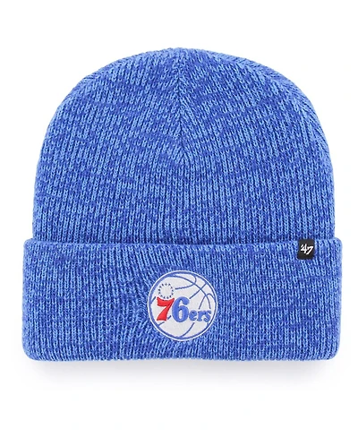 '47 Brand Men's Royal Philadelphia 76ers Brain Freeze Cuffed Knit Hat