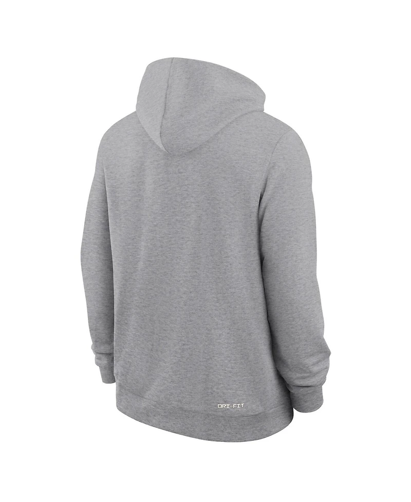 Nike Men's Gray Harvard Crimson 2025 Sideline Dri-fit Hoodie