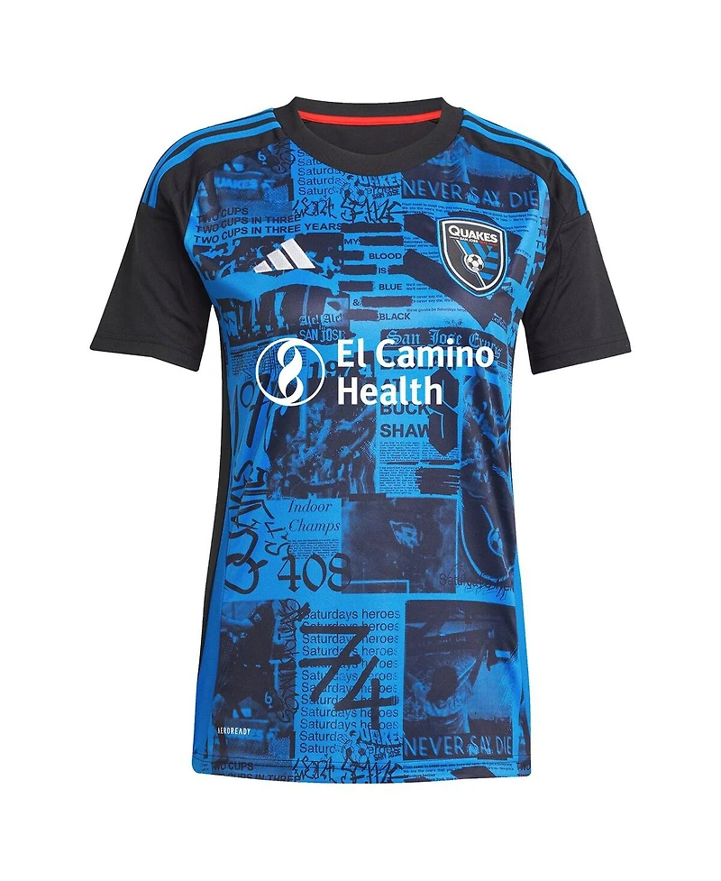 Adidas Women's Cristian Arango Black San Jose Earthquakes 2025 Headliner Replica Player Jersey