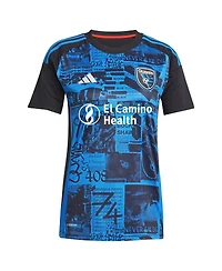 Adidas Women's Cristian Arango Black San Jose Earthquakes 2025 Headliner Replica Player Jersey